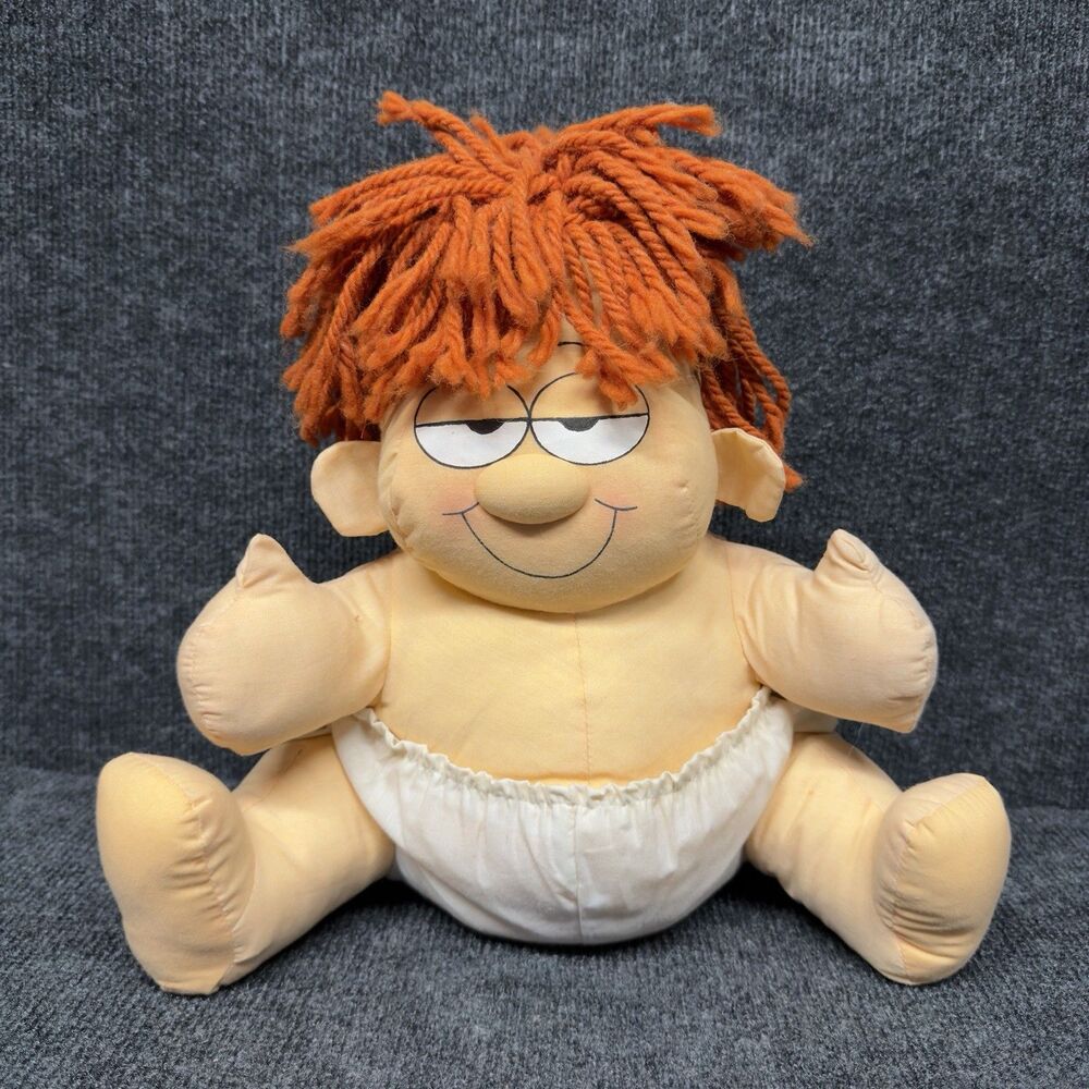 Vintage 1983 Marvin Comic Strip Plush Doll Tom Armstrong Baby Stuffed Toy